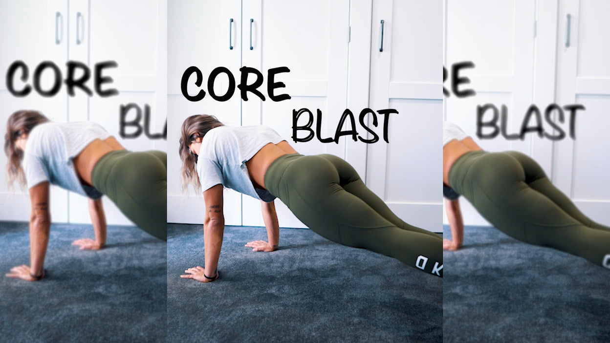 At home CORE BLAST with Mikaela Dibi-Blasio