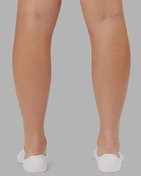 Performance No Show Socks 3 Pack - White