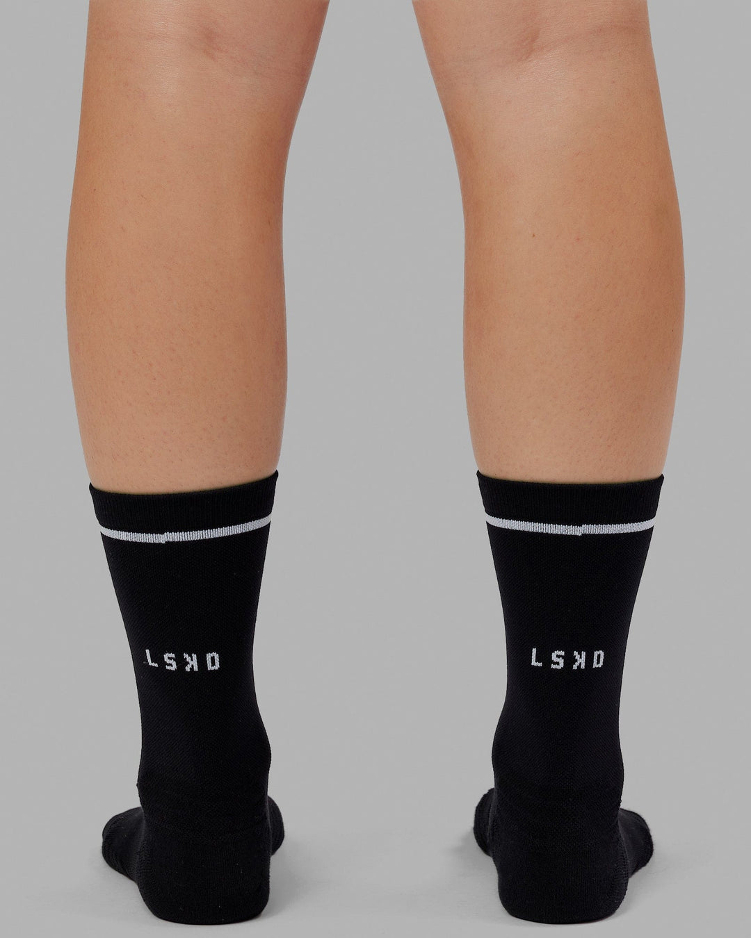 Fast Performance Crew Sock Black-White