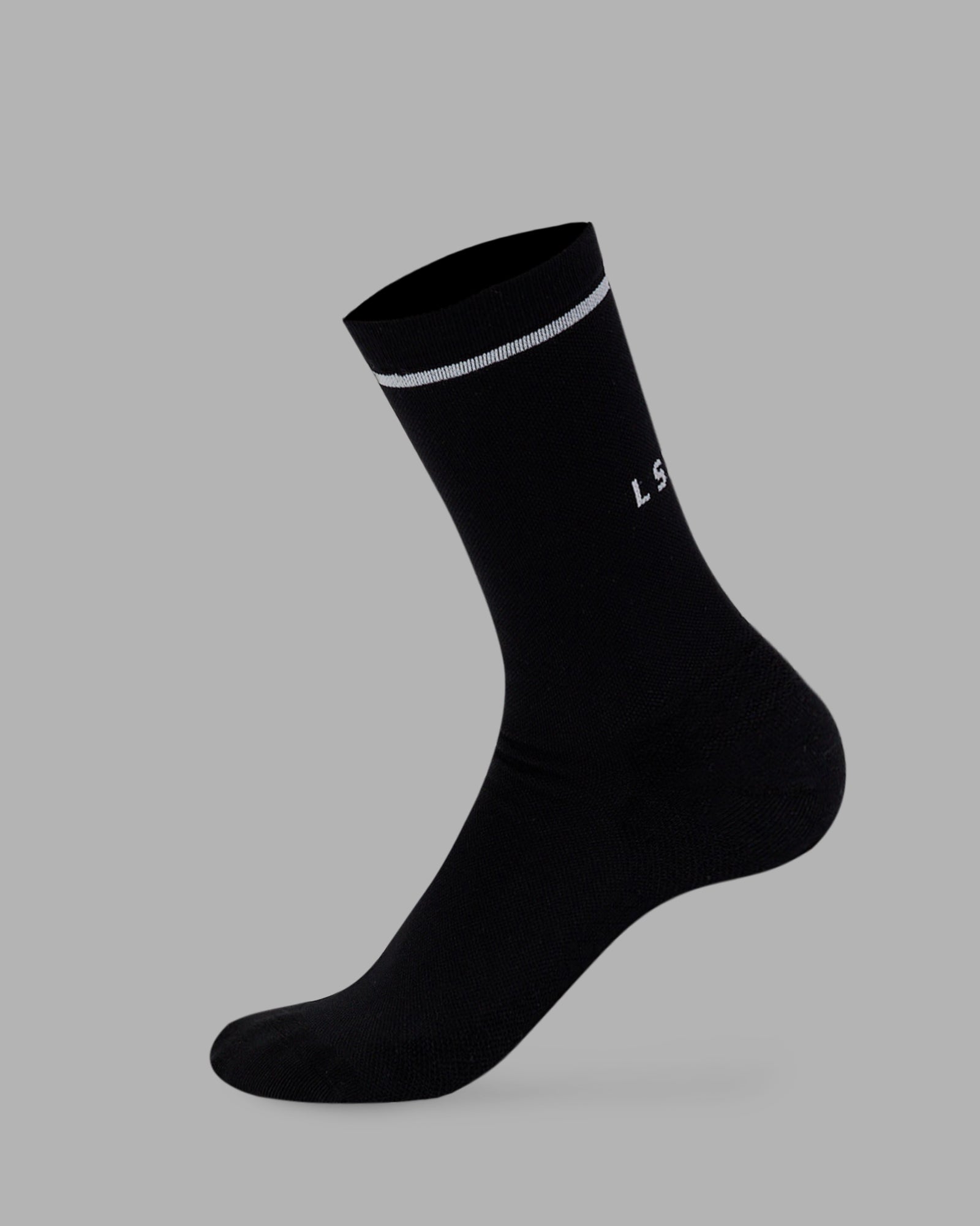 Fast Performance Crew Sock Black-White